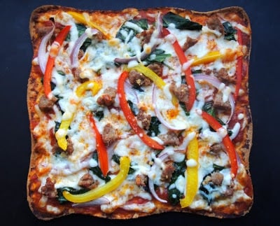 sausage-and-veggie-lavash-pizza