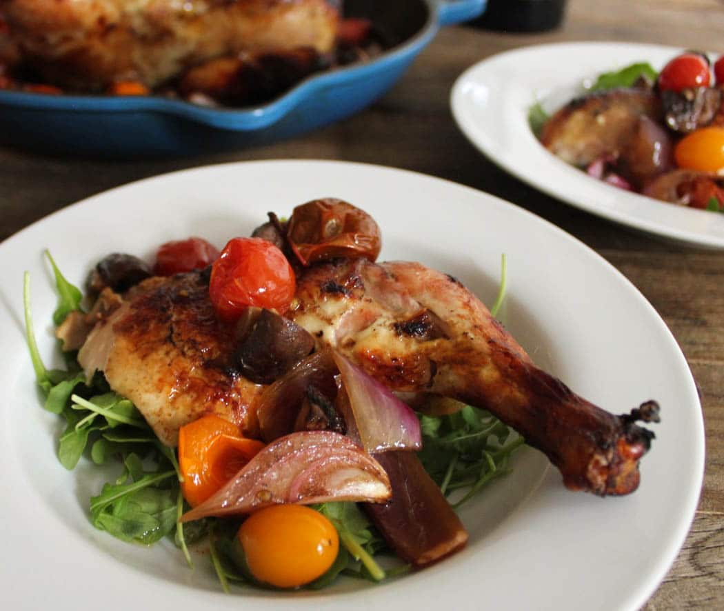 Balsamic-Roast-Chicken-With-Tomatoes-and-Mushrooms-2