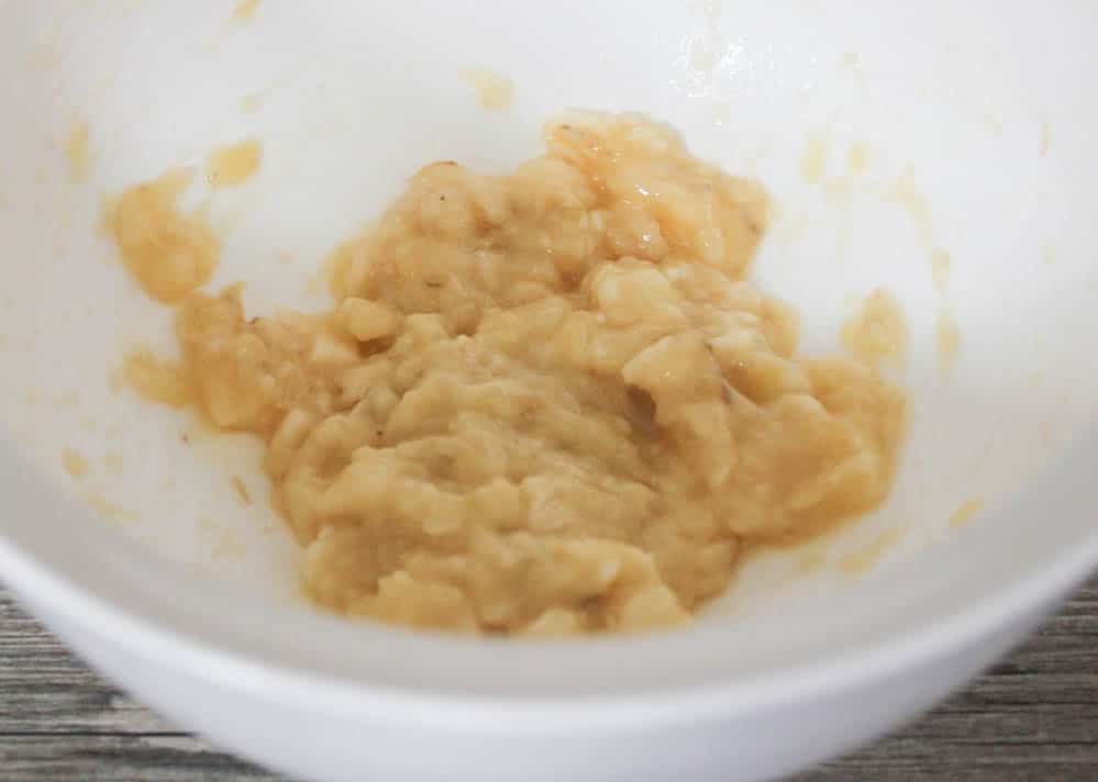 peanut butter and banana overnight oats step-by-step