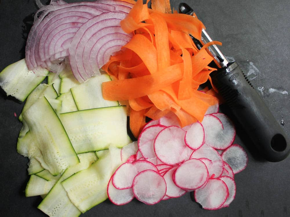 Vegan-Shaved-Vegetable-Salad-with-Farro-and-Maple-Roasted-Pecans-step-5