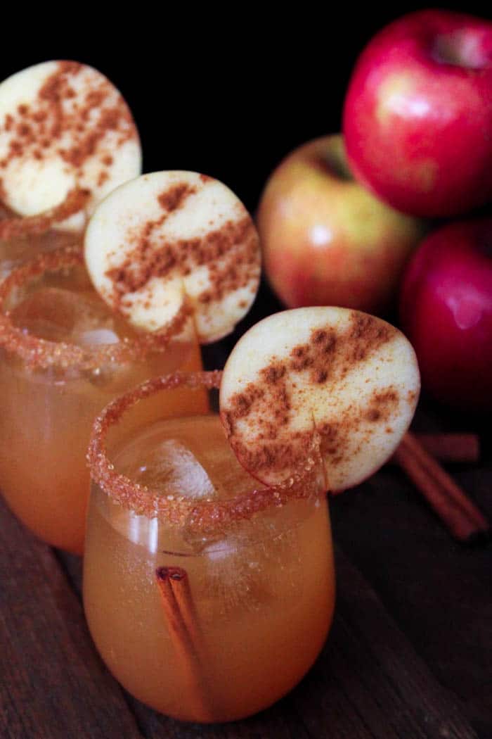 Spiced Apple Cider Margaritas