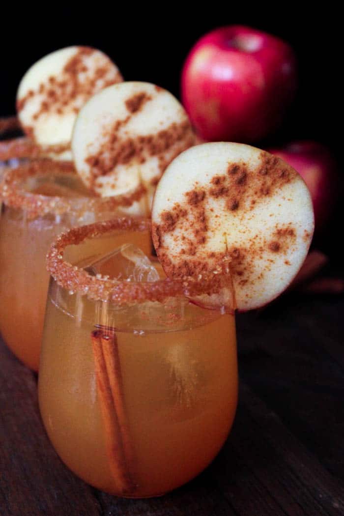 Spiced Apple Cider Margaritas