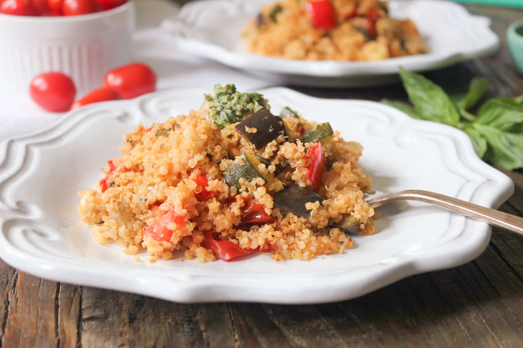 Ratatouille-Quinoa-Bake-with-Pesto-and-Mozzarella-9