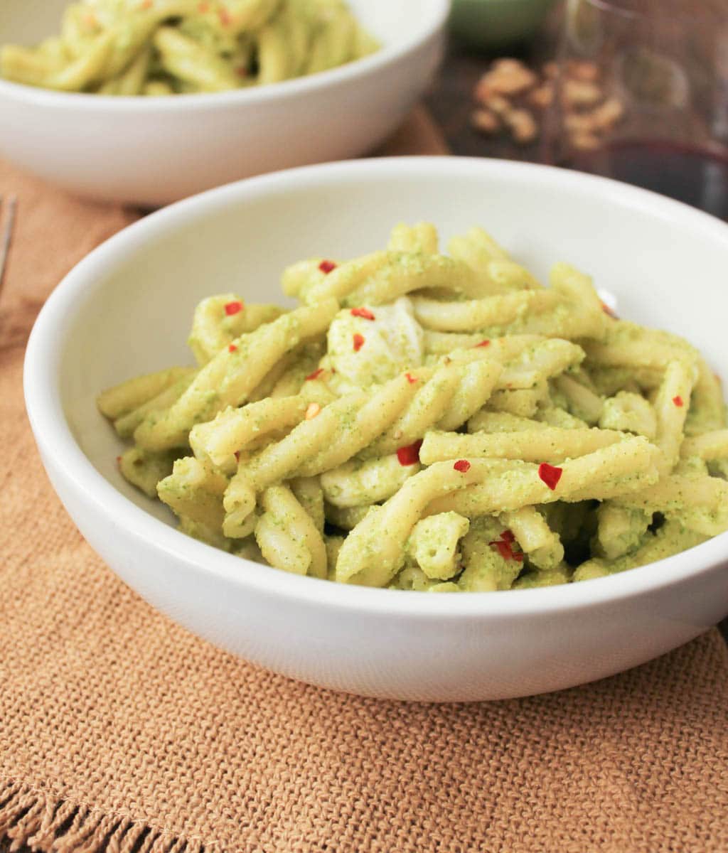 Torcetti-Pasta-with-Broccoli-Rabe-Pesto-and-Fresh-Mozzarella-2