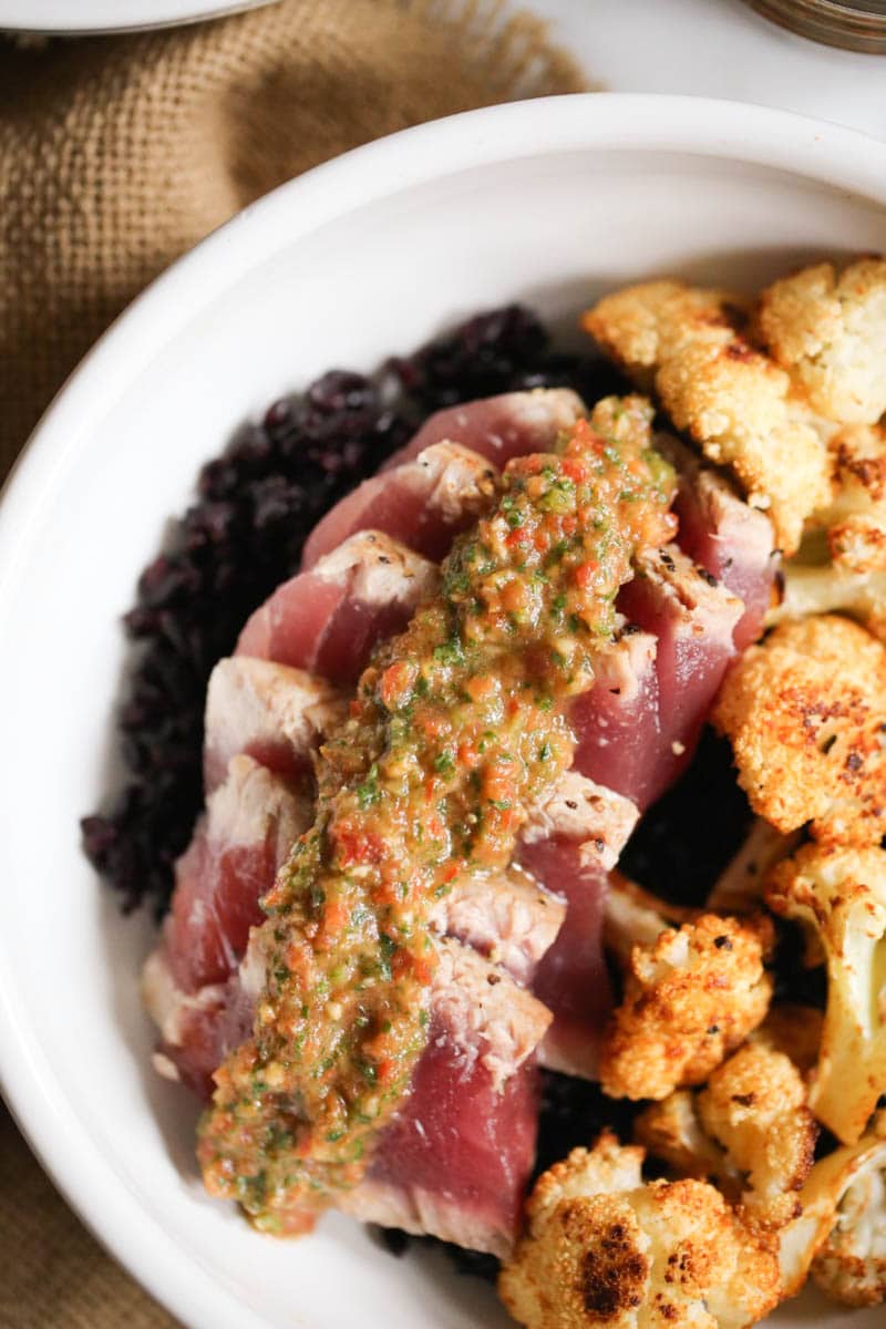 seared-ahi-bowls-with-roasted-cauliflower-and-red-chimichurri-9