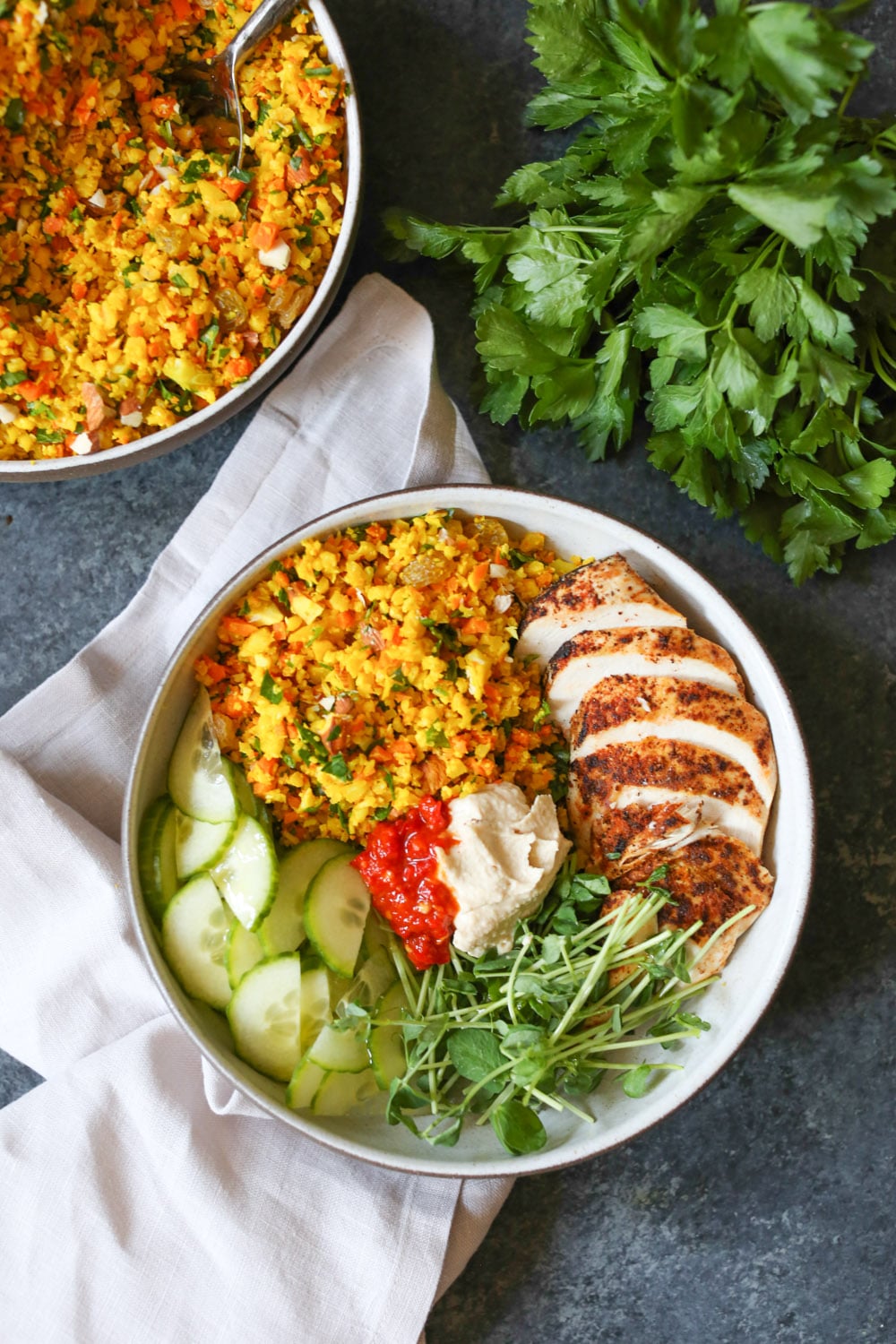 cauliflower-carrot golden rice