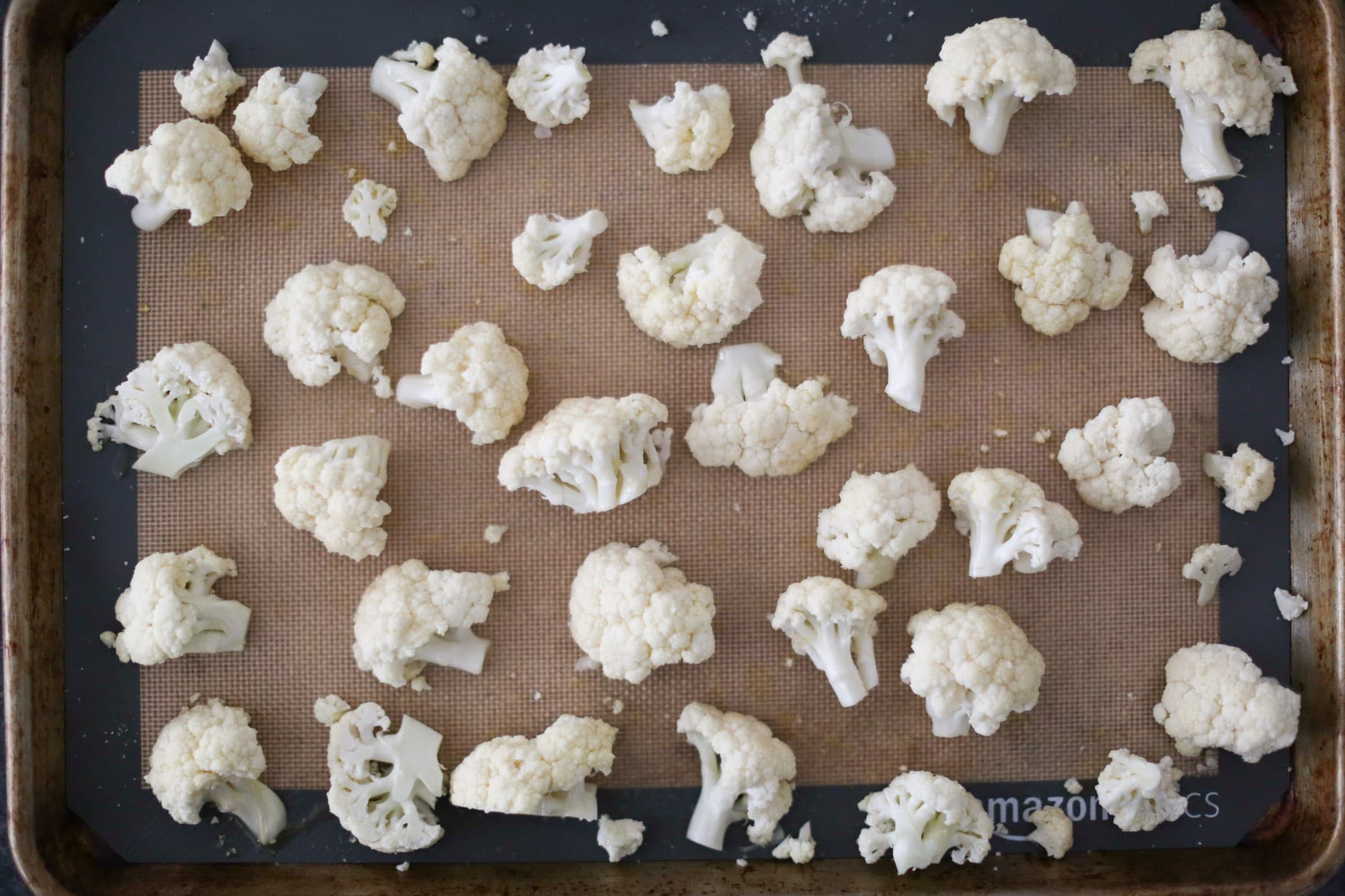 Roasted Cauliflower and Farro Salad with Sun-Dried Tomatoes