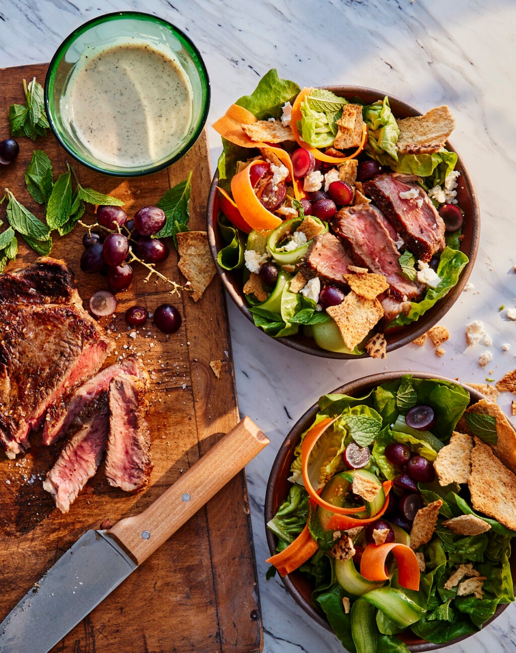 Za'atar Steak Salad from Serena Wolf's cookbook "You Do You"